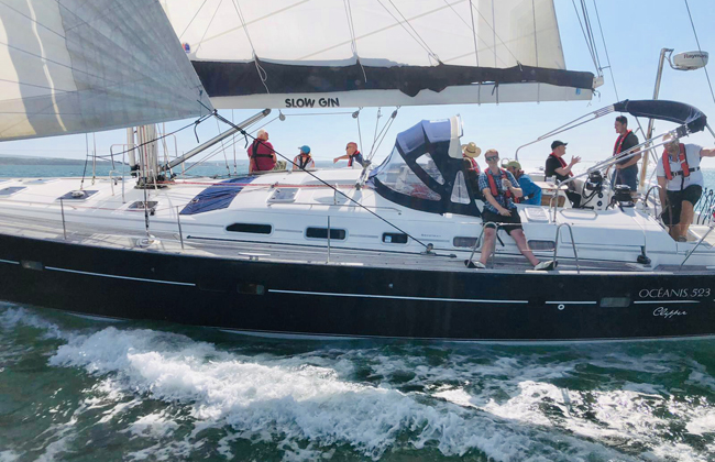 skippered yacht charters from Lymington