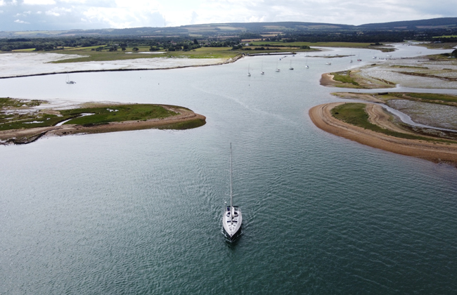 Skippered yacht charters for channel crossings